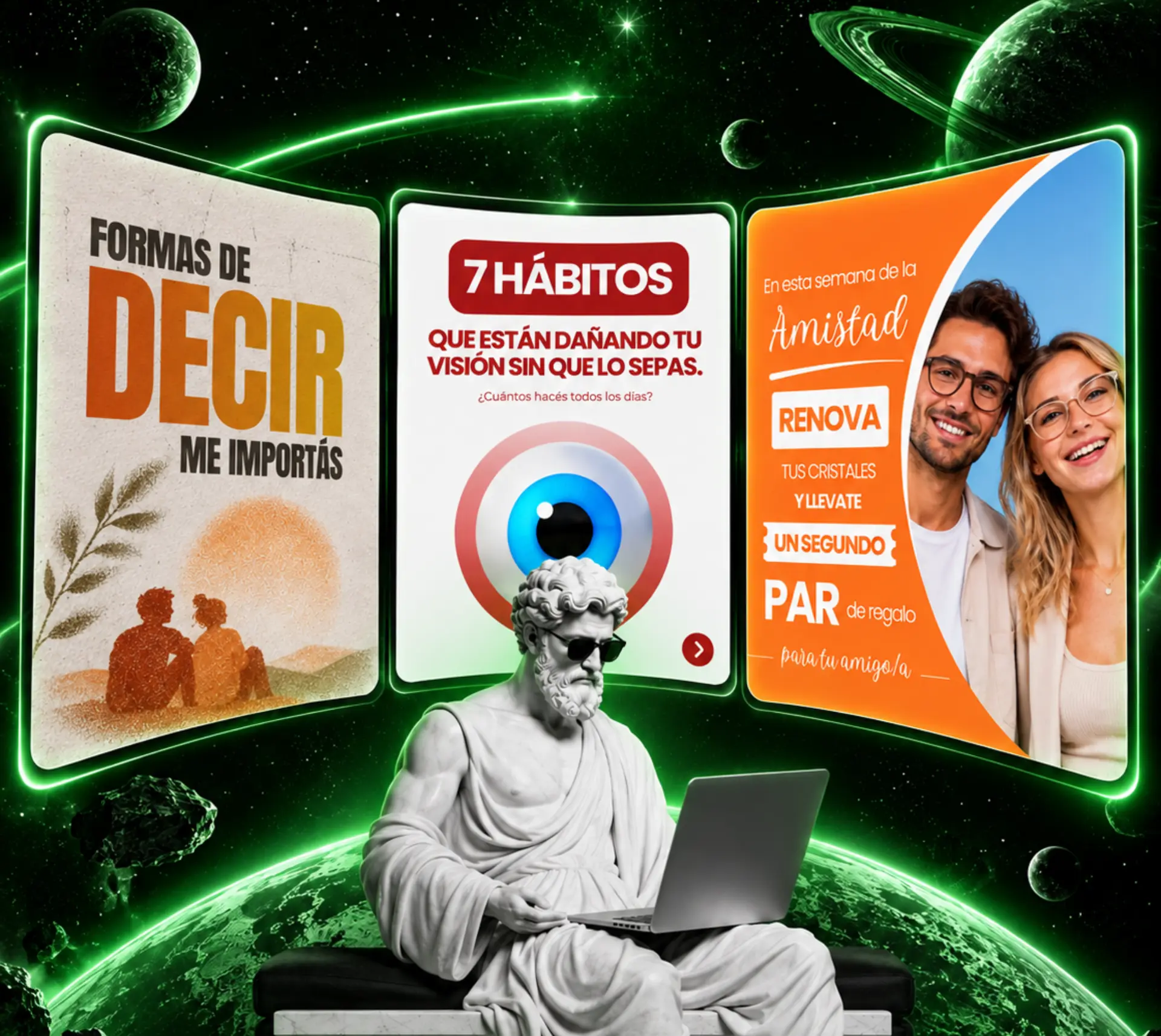 Trabajos creativos de Sinergia G3 Consultores
